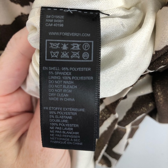 Strapless Brown Cream Gold Micro-mini - Picture 5 of 5